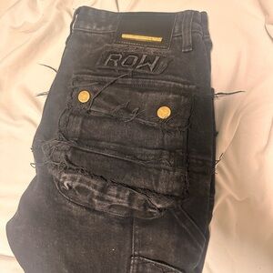 Black Distressed Men's Jeans
